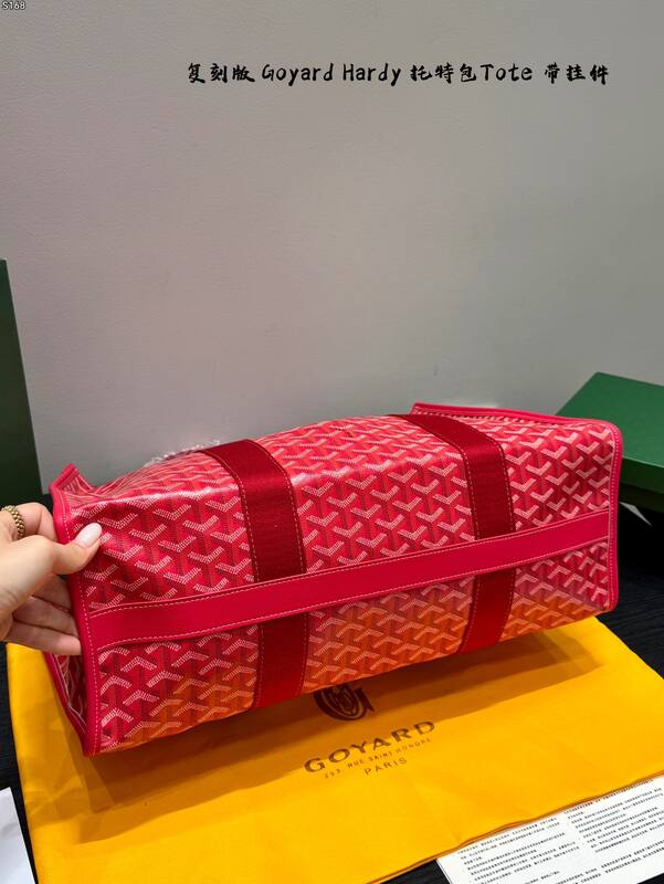 Goyard Hardy Red 41x31x17cm tote bag — 1:1 Replica