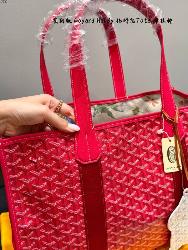 Goyard Hardy Red 41x31x17cm tote bag — 1:1 Replica