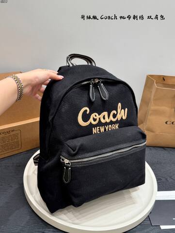 Coach Black shoulder bag Top Quality Replica