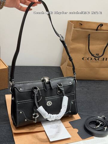 Coach Black shoulder bag Premium Replica