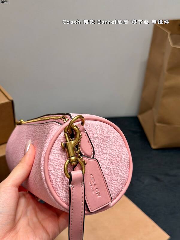Coach Pink 25x18x10cm shoulder bag — 1:1 Replica
