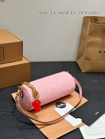 Coach Pink 25x18x10cm shoulder bag 1 1 Replica