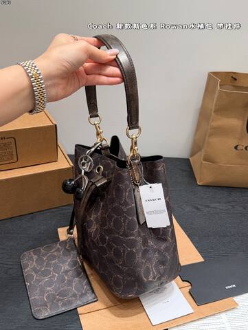 Coach Brown shoulder bag Top Quality Replica