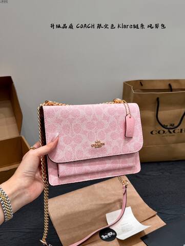 Coach Pink shoulder bag Premium Replica