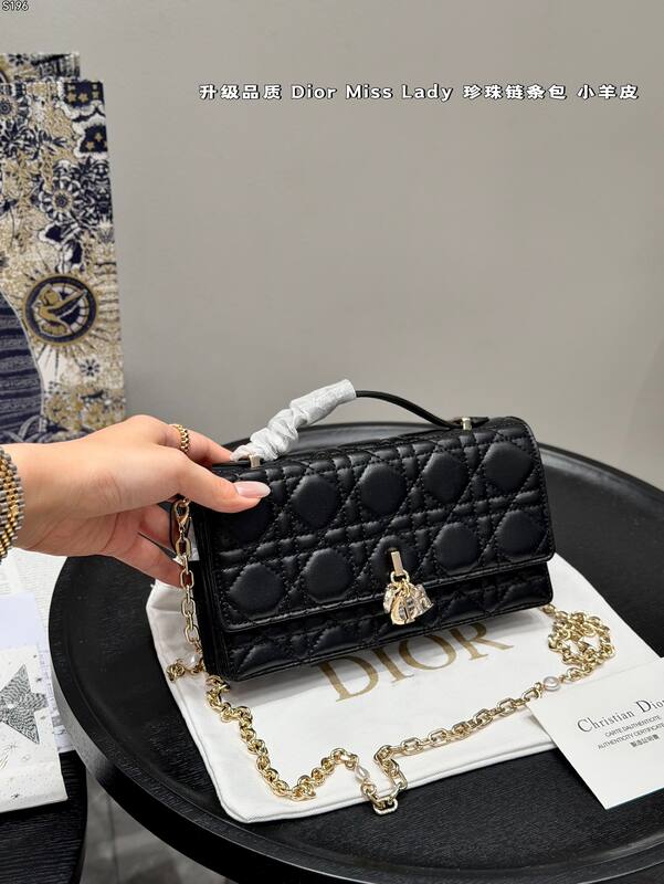 Dior Miss Lady Black shoulder — Top Quality Replica
