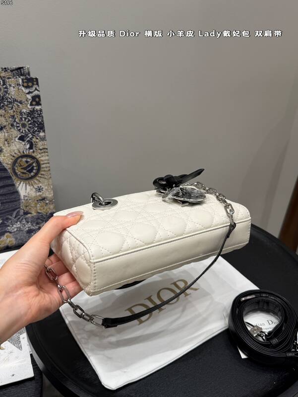 Dior Lady White small crossbody — AAA Quality Replica