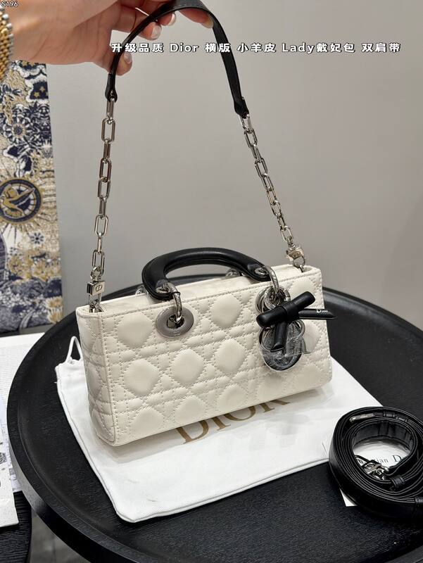 Dior Lady White small crossbody — AAA Quality Replica