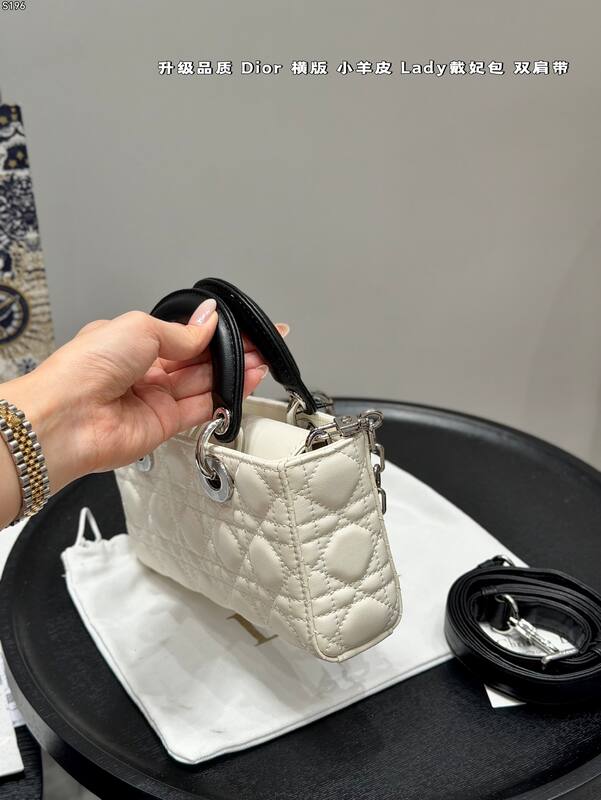 Dior Lady White small crossbody — AAA Quality Replica