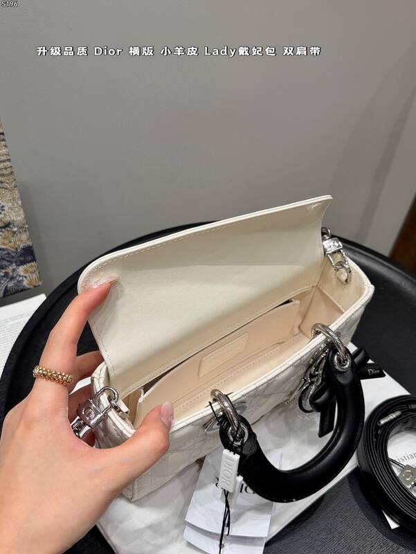 Dior Lady White small crossbody — AAA Quality Replica