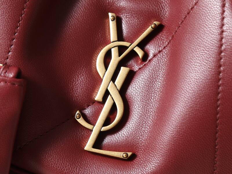 Saint Laurent Jamie Pochon Burgundy large shoulder — Top Quality Replica