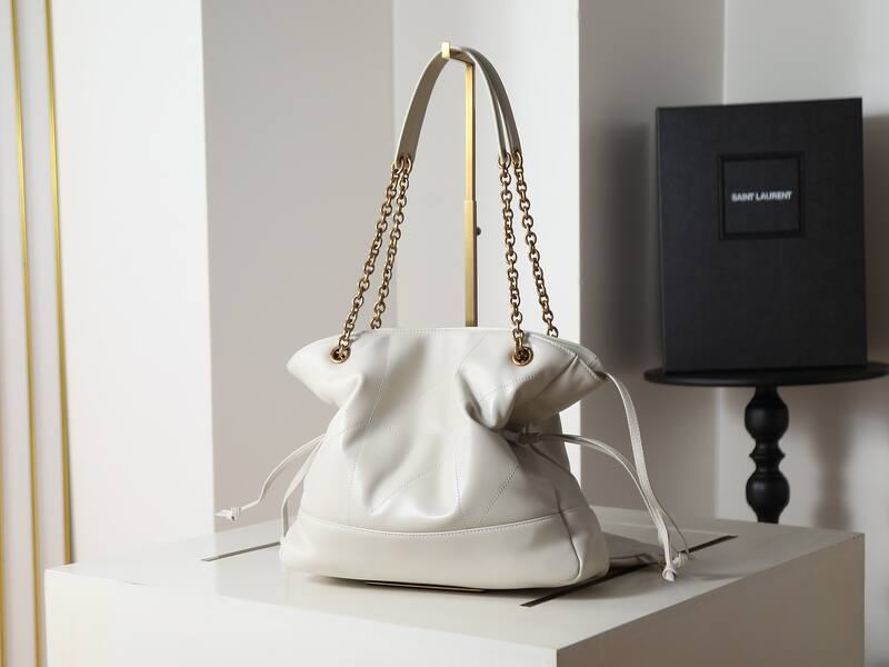 Saint Laurent Jamie Pochon White large shoulder — Top Quality Replica