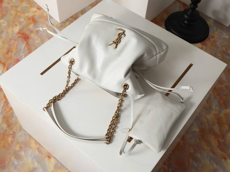 Saint Laurent Jamie Pochon White large shoulder — Top Quality Replica