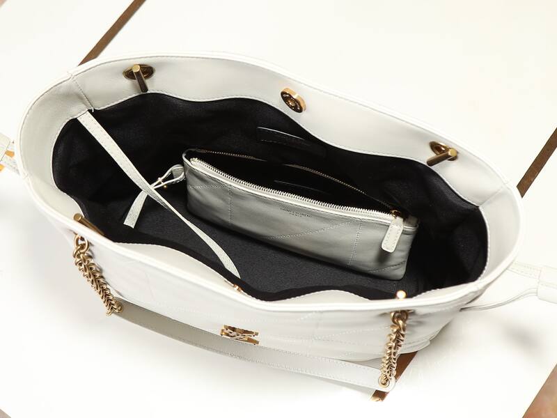 Saint Laurent Jamie Pochon White large shoulder — Top Quality Replica