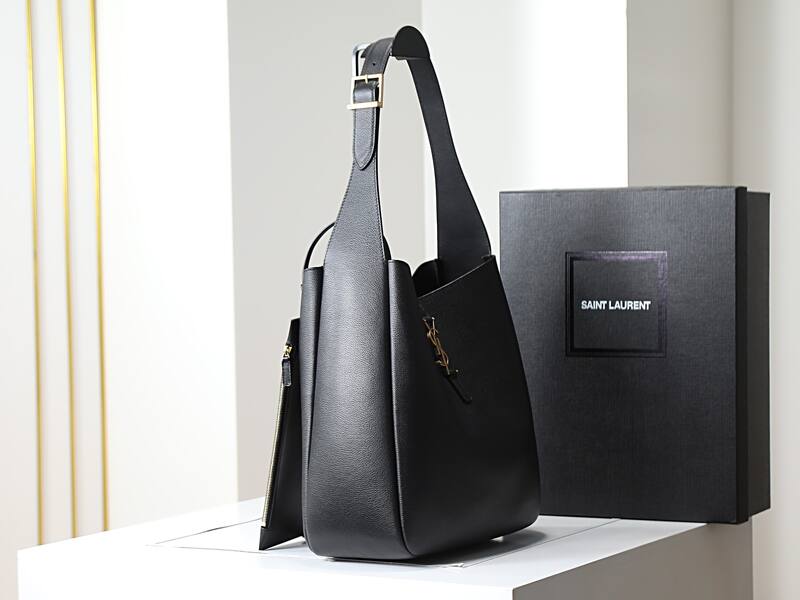 Saint Laurent Le 5 7 Black leather shoulder — Top Quality Replica