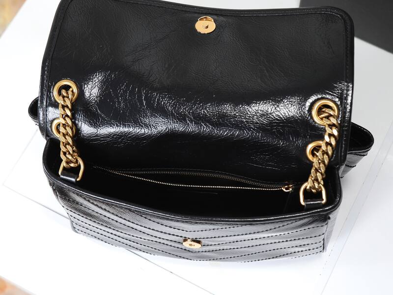 Saint Laurent Niki Black shoulder — Premium Replica