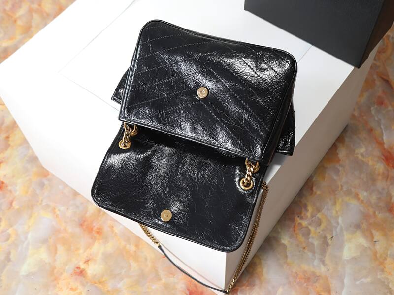 Saint Laurent Niki Black shoulder — Premium Replica
