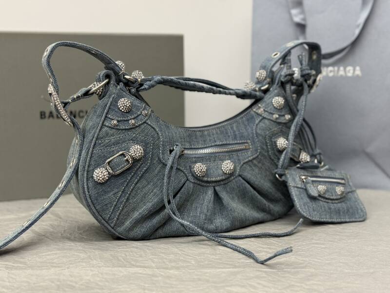 Balenciaga Le Cagole Blue shoulder bag — Premium Replica