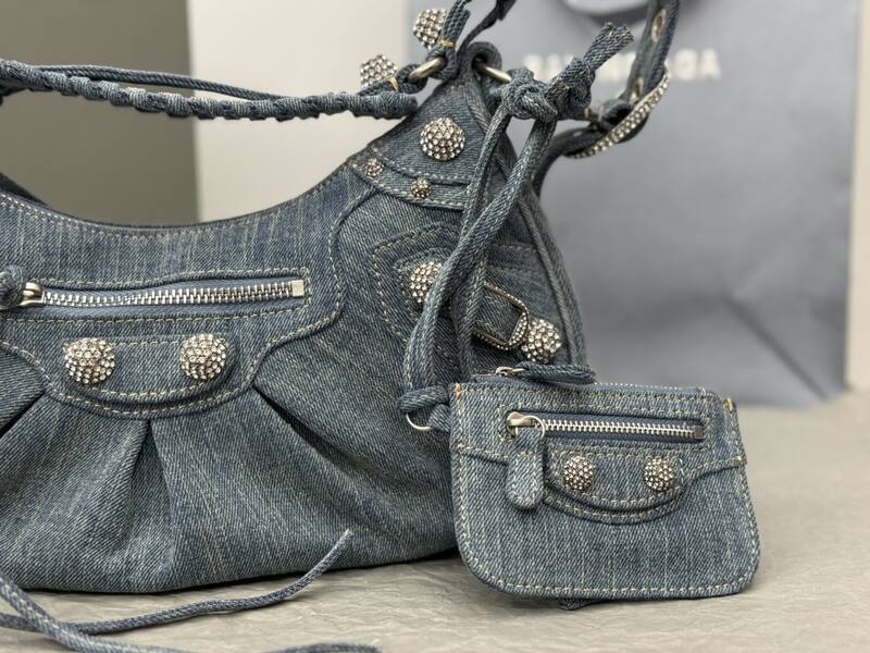 Balenciaga Le Cagole Blue shoulder bag — Premium Replica