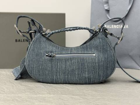 Balenciaga Le Cagole Blue 26x14cm shoulder bag Premium Replica