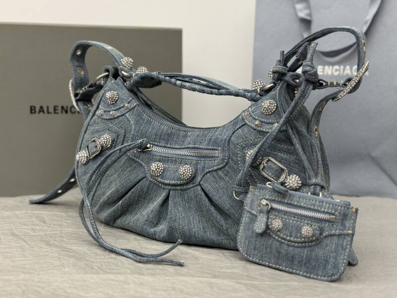 Balenciaga Le Cagole Blue shoulder bag — Premium Replica
