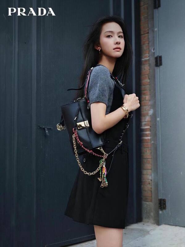 Prada Black 25x18x10cm shoulder bag — 1:1 Replica