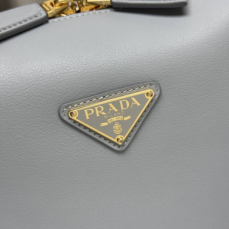 Prada Light blue leather 28x18x11cm shoulder — Premium Replica