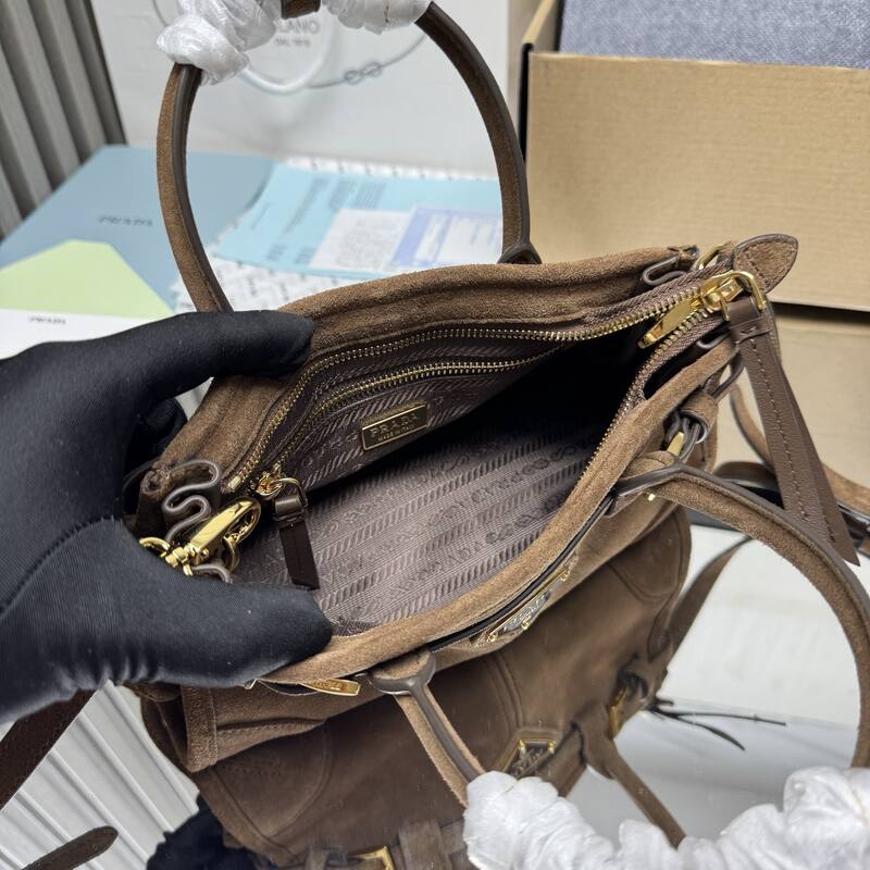 Prada Brown 25x18x10cm shoulder bag — Top Quality Replica