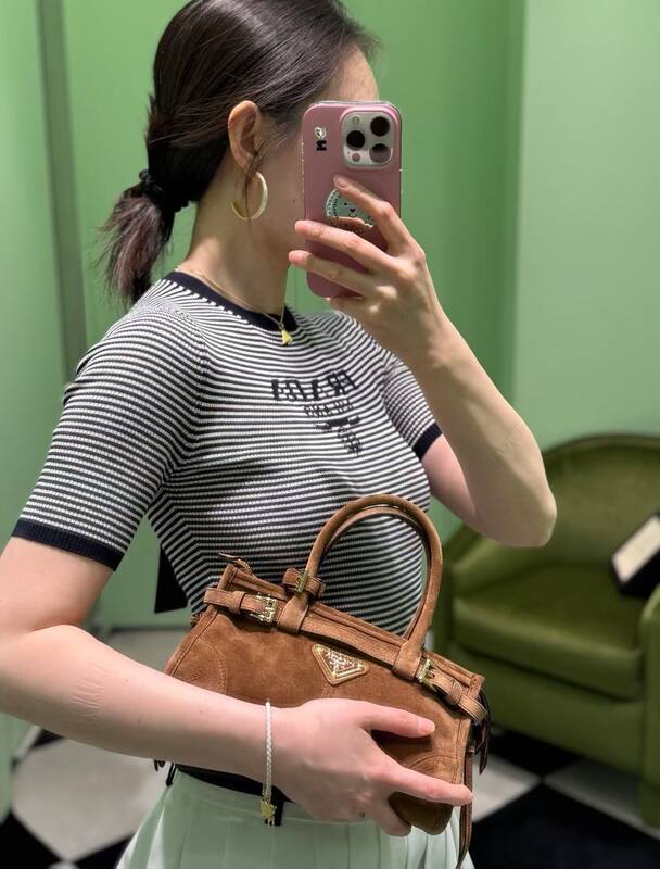 Prada Brown 25x18x10cm shoulder bag — Top Quality Replica