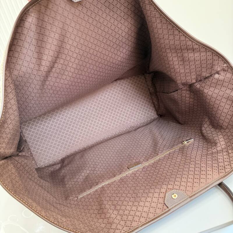 Gucci Ophidia tote Beige Ebony GG Supreme with green and red Web — AAA Quality Replica