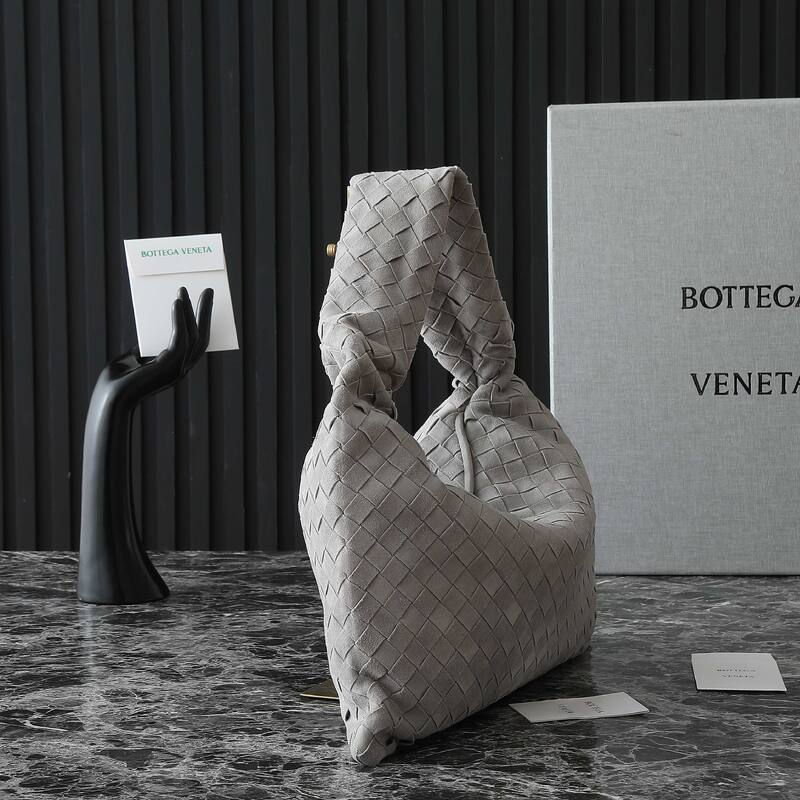 Bottega Veneta Gray 25x18x10cm shoulder bag — Top Quality Replica