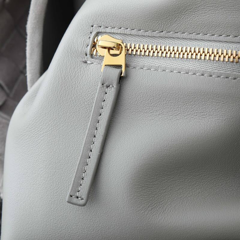 Bottega Veneta Gray 25x18x10cm shoulder bag — Top Quality Replica