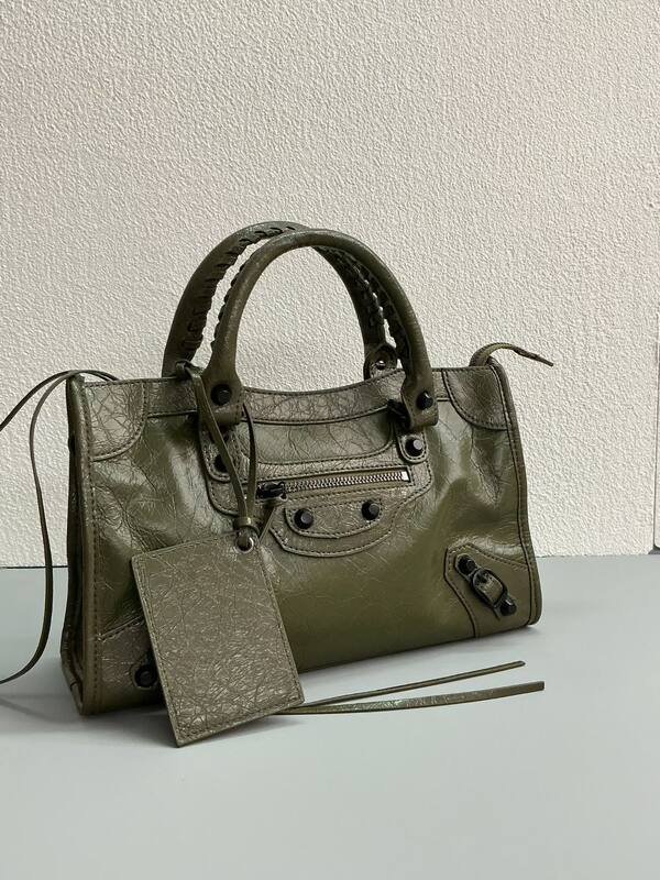 Balenciaga City Green 38x28x15cm shoulder bag — Top Quality Replica