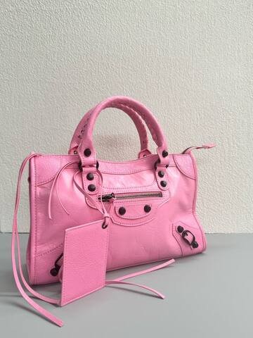 Balenciaga City Pink 38x28x15cm shoulder bag Premium Replica