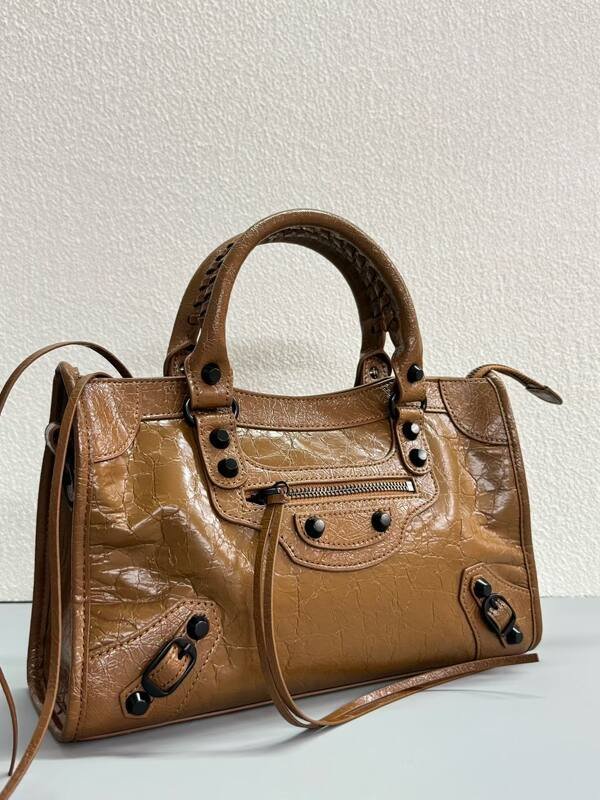 Balenciaga City Brown 38x28x15cm shoulder bag — 1:1 Replica