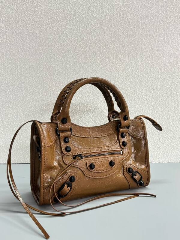 Balenciaga City Brown 38x28x15cm shoulder bag — AAA Quality Replica