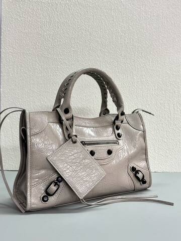 Balenciaga City Gray 38x28x15cm shoulder bag 1 1 Replica