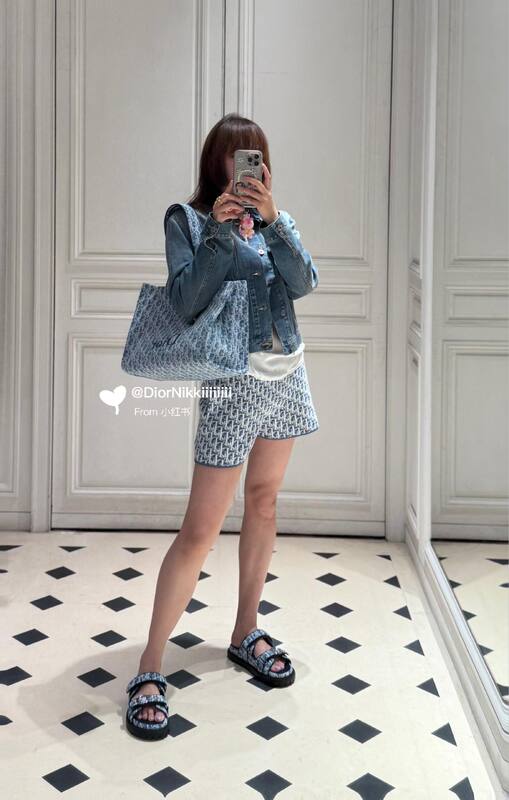 Dior Blue Oblique jacquard tote — 1:1 Replica