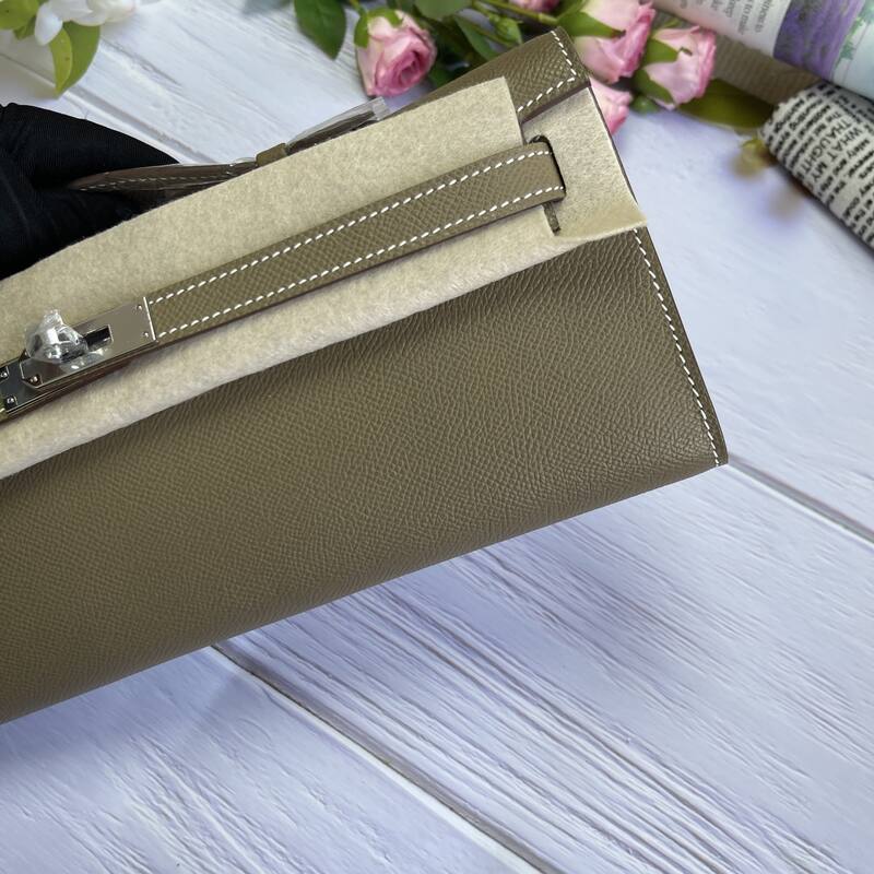 Hermes Kelly Cut Etoupe Epsom 31 evening — 1:1 Replica