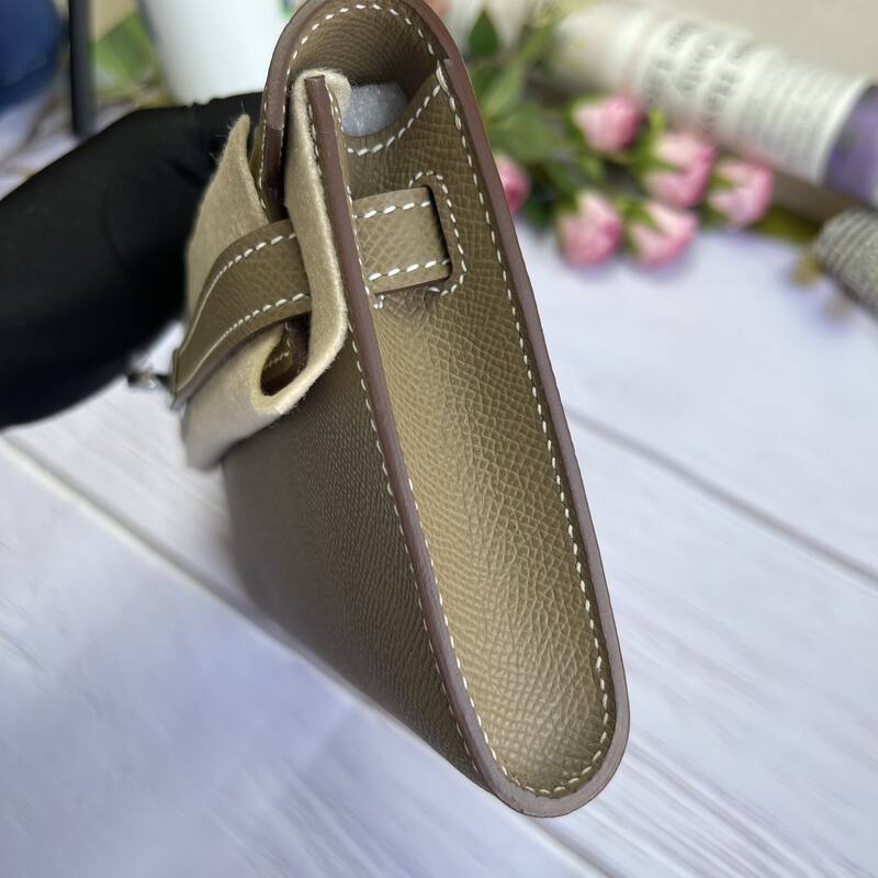 Hermes Kelly Cut Etoupe Epsom 31 evening — 1:1 Replica