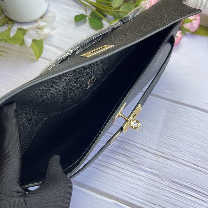 Hermes Kelly Cut Black Epsom 31 evening — 1:1 Replica