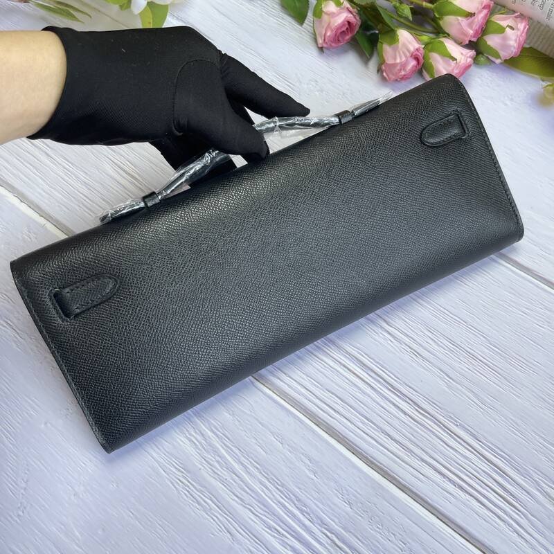 Hermes Kelly Cut Black Epsom 31 evening — 1:1 Replica