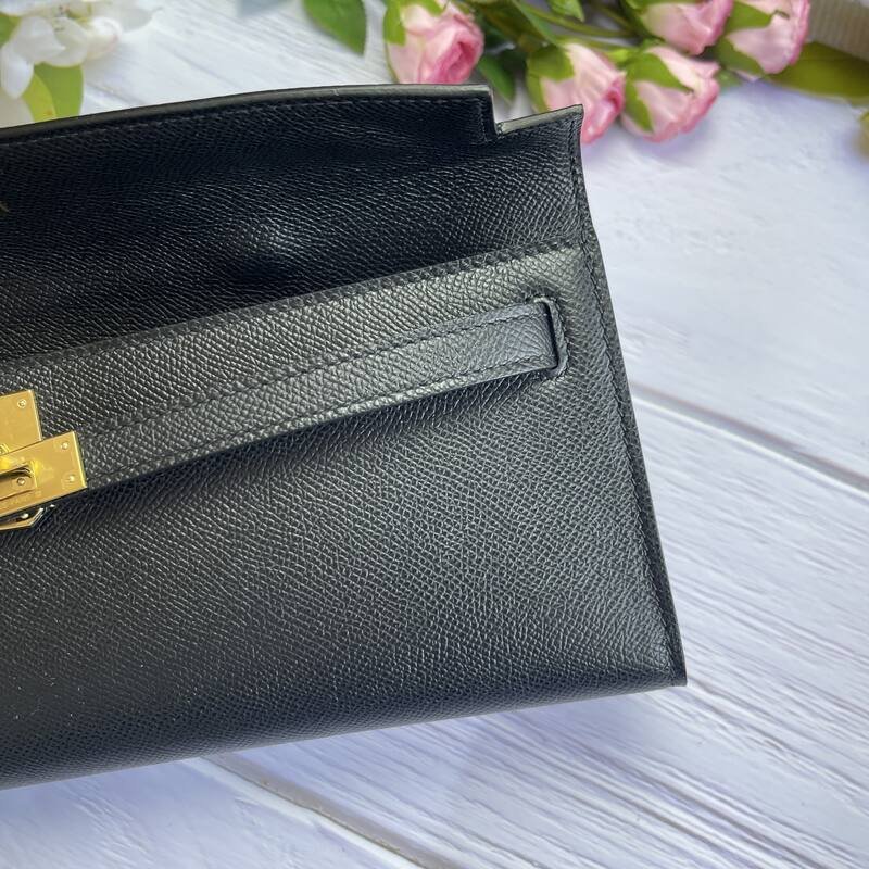 Hermes Kelly Cut Black Epsom 31 evening — 1:1 Replica