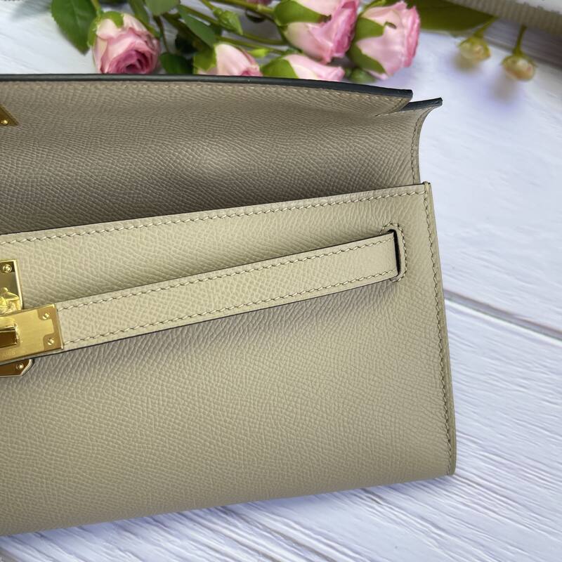 Hermes Kelly Cut Beige Epsom 31 evening — 1:1 Replica