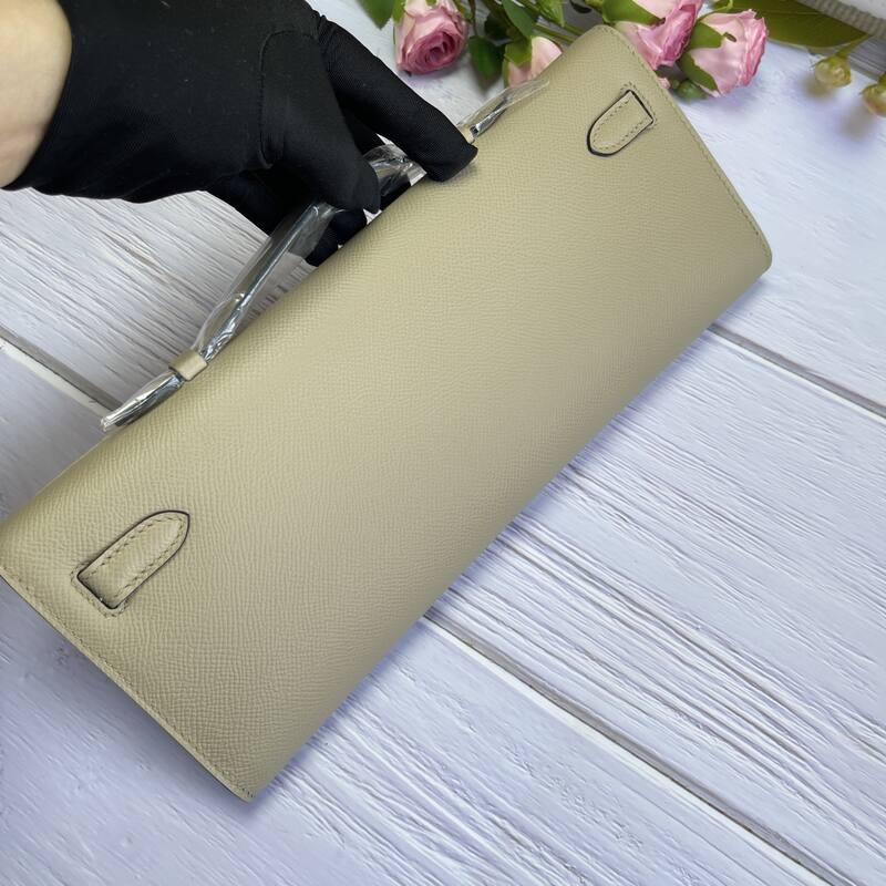 Hermes Kelly Cut Beige Epsom 31 evening — AAA Quality Replica