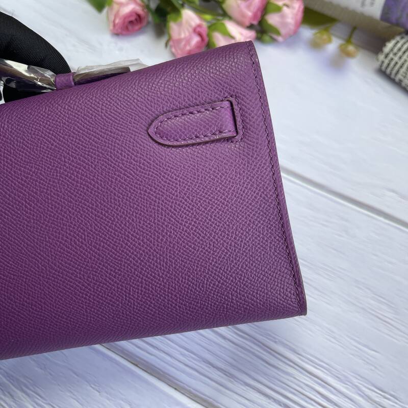 Hermes Kelly Cut Purple Epsom 31 evening — 1:1 Replica