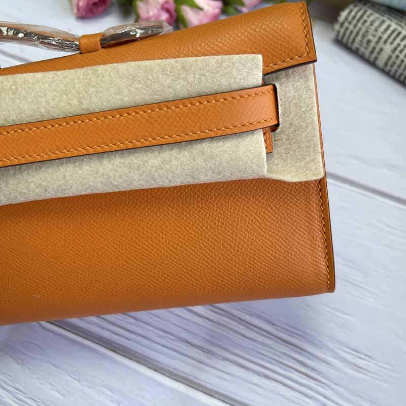 Hermes Kelly Cut Orange Epsom 31 evening — Premium Replica