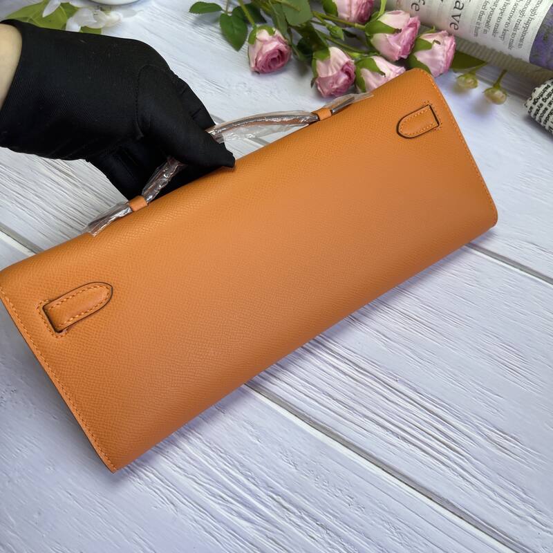 Hermes Kelly Cut Orange Epsom 31 evening — Premium Replica