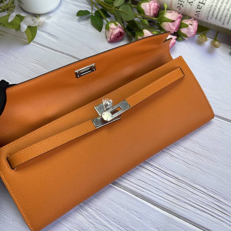 Hermes Kelly Cut Orange Epsom 31 evening — AAA Quality Replica