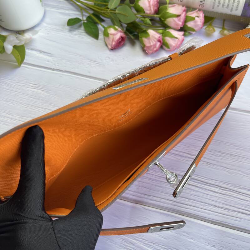 Hermes Kelly Cut Orange Epsom 31 evening — AAA Quality Replica