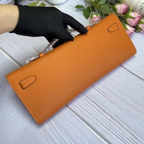 Hermes Kelly Cut Orange Epsom 31 evening AAA Quality Replica